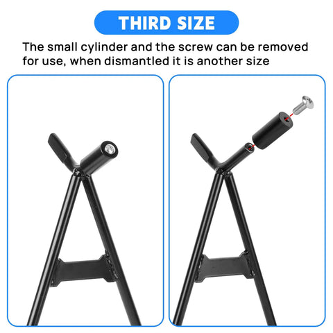 Boss Universal Triangle Kickstand Holder For Dirt Bikes 80cc To 500cc Side Stand Mount detail with third size fitting