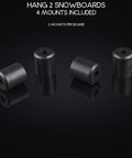 Fresh Snowboard Wall Mount Storage Rack With Edge Safe Grip Pads For Vertical Board Display mount rubber pads set.
