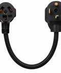 Three Prong To Four Prong Dryer Plug Adapter Cord No Brainer Solution NEMA 10-30P To 14-30R 20 Inch 30A 250V