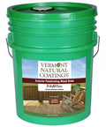 Top Shelf Penetrating Exterior Wood Stain In Acorn Brown 5 Gallon container for outdoor wood protection and moisture sealing.