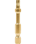 Makita 2-inch gold Torx T25 impact bit for drills and drivers
