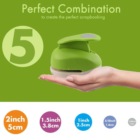 1.5 Inch Circle Punch With Lever Handle For Clean Even Circles Every Time Perfect For Gift Tags Greeting Cards Scrapbooking DIY