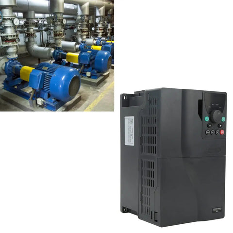 Heavy Duty 11KW VFD Inverter Drive Box With Beefed Up Cooling System And Aluminum Block For Efficient Motor Control On Pumps And Fans Delivering Badass Reliability At 380V AC Power Supply Level Round The Clock, industrial pump inverter