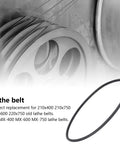 Lathe Drive Belt With High Elasticity For No Nonsense Quiet Operation Rubber Replacement Belt 5M375