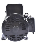 Rock Solid Heavy Duty 7.5 Hp Air Compressor Motor Single Phase Electric Motor 3450Rpm 208 To 230 Volt 60Hz front view with cooling vents.