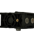 Back view of Professional Grade Self Leveling Laser Level Built Tough For The Jobsite showing magnetic base and adjustment knob.