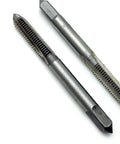 Pro Grade High Speed Steel Metric Taper And Plug Tap Duo For Smooth M5 X 0.5 Right Hand Threads, showing taper and plug taps.