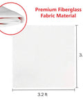 StaySafe All-In-One Portable Fire Extinguisher With Signature Fire Blanket showing 3.2 ft square flame-suppressing fiberglass material