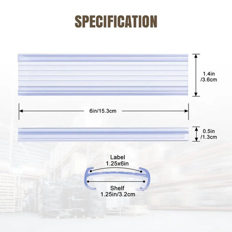 Twenty Piece Plastic Wire Shelf Label Holders Fit Like A Champ On Metro And Nexel One Quarter Inch Racks Hassle Free Snap Clip Setup Perfect For Store Organization And Quick Inventory Swaps