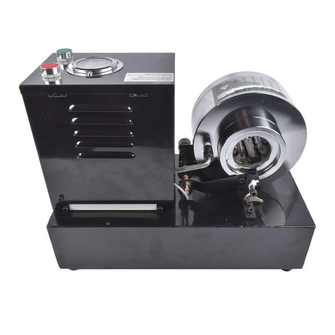 Heavy Duty Electric Hydraulic Hose Crimper With 110V Power And Eight Steel Dies For Smooth R1 R2 Fittings, side view of machine.