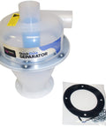 Dust Collection Separator For Shop Vacs And Dust Collectors, 8 Inch Upper Housing, Frees The Air By Separating Dust, Debris, And Liquids, Keeps Gunk Outta Your Vacuum System, Easy To Install And Clean with mounting hardware.