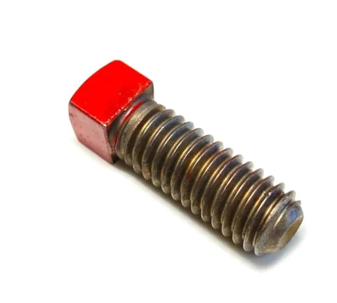 Garage Door Torsion Spring Screws Kit Pro Grade Heavy Duty Set Of 10 Red Three Eighths Inch By One Inch Replacement Hardware close-up