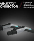 SAE J1772 connector for Level 2 EV Charger 240V 50A Hardwired For Home And Garage With Universal Connector
