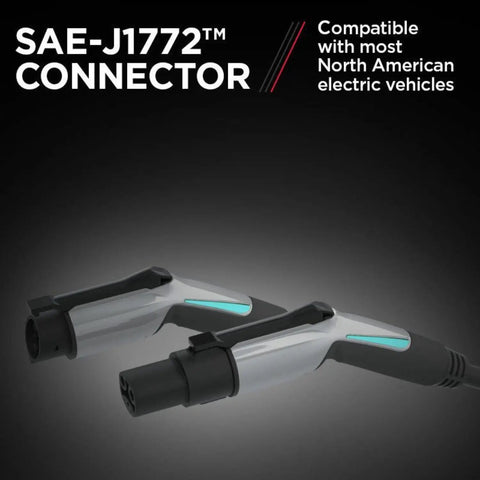 SAE J1772 connector for Level 2 EV Charger 240V 50A Hardwired For Home And Garage With Universal Connector