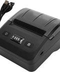 No Sweat Portable Thermal Receipt Printer, 80MM Width, 2600mAh Battery with USB cable, ideal for mobile POS use.