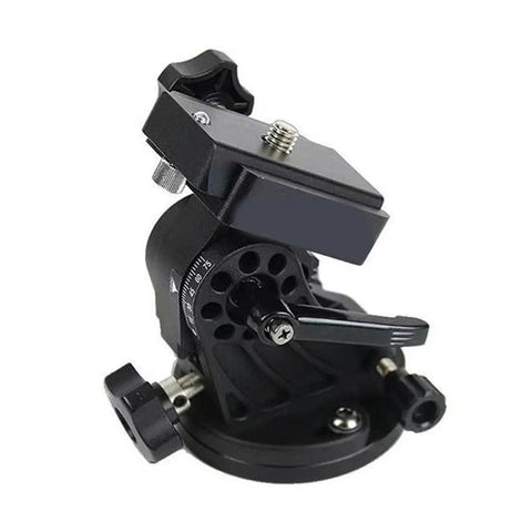 Latitude Base Mount for Star Adventurer Wedge Base Aluminum Alloy Adjustable Tripod Seat with Dual Knobs Black