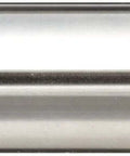 Side view of YG-1 2161L HSS NC spotting drill bit, 1/4 in diameter, bright uncoated finish, straight shank.