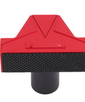 Two Piece Bench Clamp Kit For Woodworking With Non Slip Jaws And Scratch Resistant Pads, close-up of non-slip jaw component.