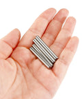 24 Pack Five Millimeter By Forty Millimeter Dowel Pins 304 Stainless Steel Pegs For Shelves And Furniture Supports in hand