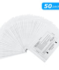 Paper Shredder Sharpening And Lubricant Sheets Pack Of 50 For Home And Office Use Keeps Blades Sharp Prevents Jams Easy To Use Also Cleans And Lubricates Works With Most Shredders, 50 white sheets