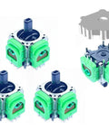 4 Pack TMR Joystick Replacement Kit For PS5 And Edge Controllers With Dope Desoldering Heating Plate Hall Effect Thumbsticks Solder Wick Set
