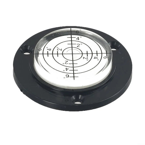 Micpointik 50x12mm Circular Bubble Level showing circular design with grid markings for accurate leveling.