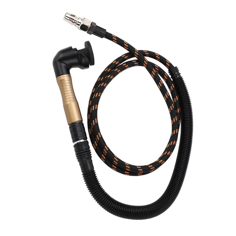 Compact Pencil Die Grinder Air Tool Lightweight Engraving Pen featuring flexible hose with ergonomic grip for precision use.