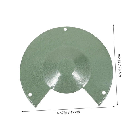 Green iron Angle Grinder Wheel Guard Safety Shield Protector for Grinding Machines, 6.69 in diameter, with mounting holes