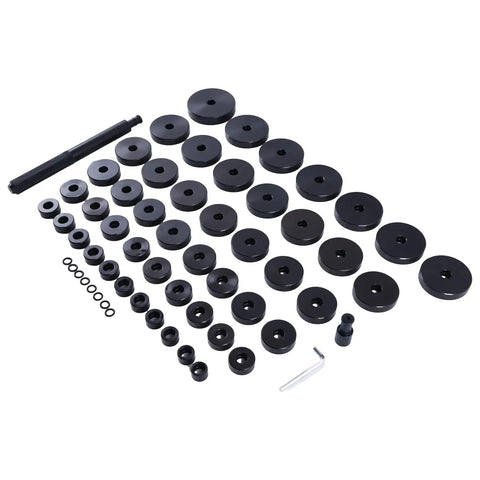 52 In 1 Universal Bushing Driver Tool Set With 50 Interchangeable Discs For Bearing Press Puller And Bearing Race Seal Installer Kit