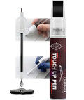 Black Touch Up Paint For Cars And Motorcycles With 2 In 1 Brush And Pen For Easy No Fuss Scratch Repair OEM Color Matching Across 90 Percent Of Models Quick Dry Formula Multi Brand Vehicle Kit showing brush and pen.