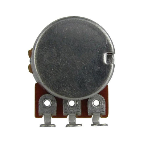 Beefy 4 Pack B250K Guitar Potentiometers With Knurled Split Shaft Linear Taper 250K Ohm 15mm Shaft Bayonet Mount close-up