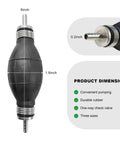 Hand Fuel Transfer Pump Siphon Kit With 6mm Rubber Bulb Gas And Diesel Oil Transfer Vacuum Line Manual Pump dimensions
