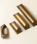 Antique Brass Cup Pulls Zinc Alloy Cabinet Hardware For Kitchen And Furniture, 5 Inch Center Spacing, 6 Pack, Model 9632GT 128