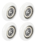 Ball Bearing Guide Pulley Roller Round Wheel 8x30x8.5mm Dual Shielded GCr15 Chrome Steel Bearings 4 Pack Heavy Duty