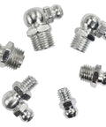 Grease Fittings Assortment Kit, 230Pcs Steel Zerk Nipples In Straight, 90-Degree, And 45-Degree Angles, M6 M8 M10