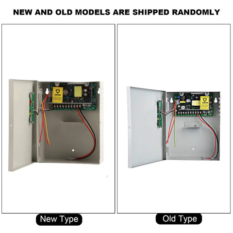 Heavy Duty Access Control Power Supply Box 110 to 240VAC Input 12VDC Output Switching Supply for Door Access System UPS 5A Max Current