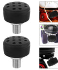 Black Roller Skate Toe Stops Set With Adjustable Rubber Brakes For Quad Skates Replacement Brake Blocks Built Tough