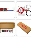 Rock Solid 36V BMS For 18650 Lithium Ion Battery Pack 60A 10S Protection Module with balance wires and packaging.