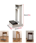 Kneeling Prayer Bench With Shelf For Home And Church Prayer Chair Stool 20 By 16 By 33 Inches White Solid Wood Cushioned Kneeling Pad