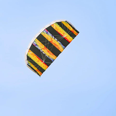 Dual Line Stunt Parafoil Kite With Tie Dye Style No Assembly Required, Easy To Fly And Fun, Weather Resistant Ripstop Fabric flying