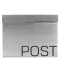 Modern Wall Mounted Mailbox In Rust Resistant Stainless Steel Built For Outdoor Use Weatherproof And Durable Design