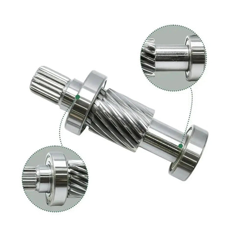 All Metal Golf Cart Drive Shaft For RXV Models Post 2008 620329 Heavy Duty Steel Replacement Part with close-up details