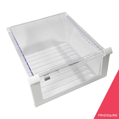 Crisper Drawer Replacement for Refrigerators, Clear, Easy Snap In Install, No Tools Needed, Fits Model 241801801 and Similar Units