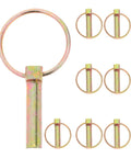 Eight-Piece O Shape Pin Heavy Duty Trailer Hitch Pin Kit 7/16 Inch By 1-3/4 Inch Pins, showing burr-free smooth surface