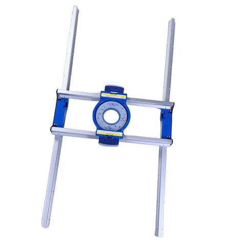 Router Sled With Precise Positioning Pro Grade Aluminum Alloy Slab Flattening Jig For Wood End Faces And Resin Projects top view