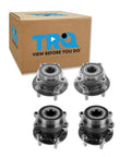 2 Front And 2 Rear Wheel Bearing And Hub Assemblies Set For 2009 To 2013 Forester 2012 To 2013 Impreza 2010 To 2014 Legacy And Outback