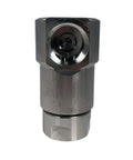 1 Inch Steel Super Swivel JT Aflas Joint For Industrial Hose Reels, 4000 PSI High Pressure, 90 FXF Swivel Joint With Packing Kit