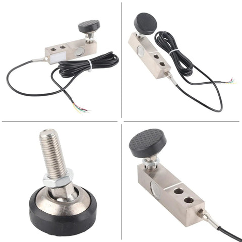 1000 Kg Shear Beam Load Cell Sensor for Industrial Weighing Equipment with Shielded Cable rugged durable alloy steel IP67 rated