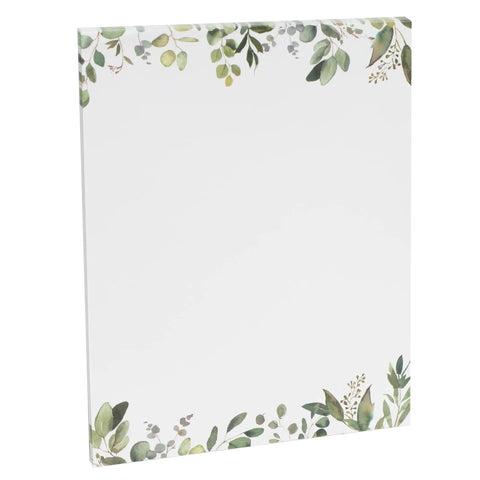 Greenery Letterhead Paper 8.5 By 11 Inches 50 Sheets Printer Friendly Writing Paper For Laser And Inkjet Elegant Stationery Leaf Design