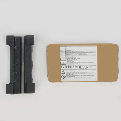 Magnetic Brake Bender Attachment for Vise, 8 Inch Metal Bender Tool With 90 Degree Bends And 5 Press Fingers, boxed and unboxed view.